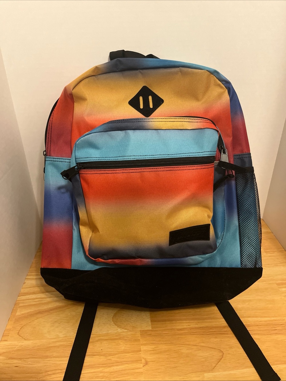 Dickies Multicolor Gradient Backpack in Blue, Red, Yellow